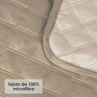 Funda sofá microfibra beige