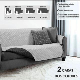 Funda sofá microfibra beige