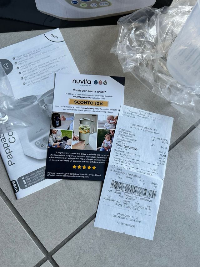 Nuvita Pappasana Vapor Combo 2