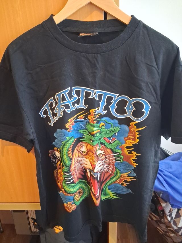 Camiseta Tigre Dragón - Multicolor