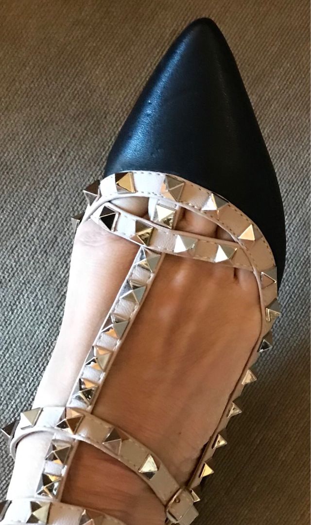 Zapatos Valentino - negros con tachuelas