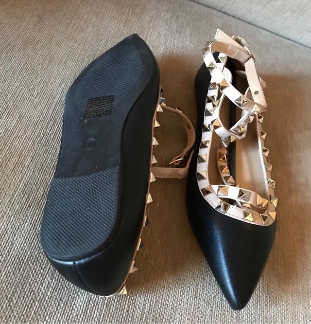 Zapatos Valentino - negros con tachuelas