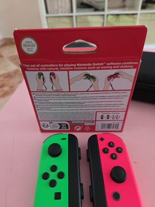 Mandos Nintendo Switch - Verde & Rosa