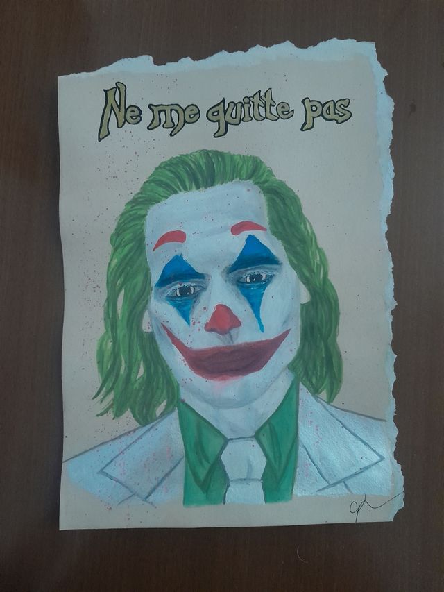 Acuarela Joker - A4 Original