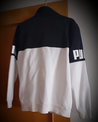 Chándal Puma blanco y negro
