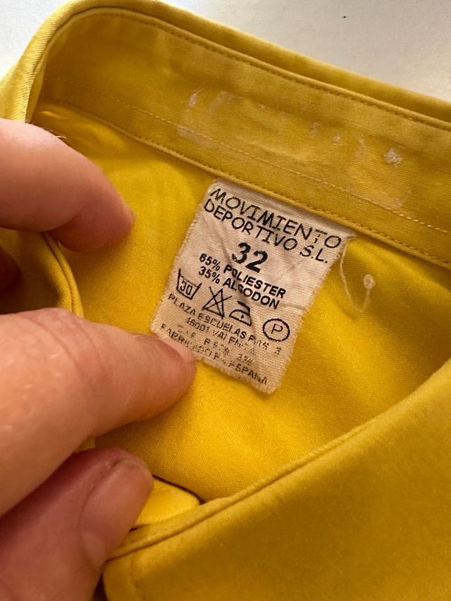 Camisa Scout Amarilla