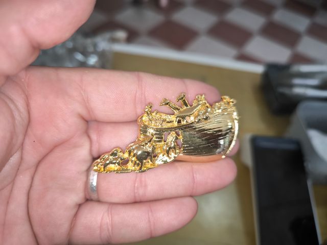 Broche Arca de Noé - Dorado
