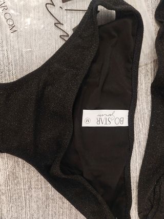 Bikini de la marca BO-STAR vibrante de color negro