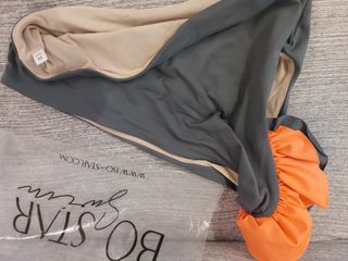 Bikini de la marca BO-STAR gris y naranja Talla M