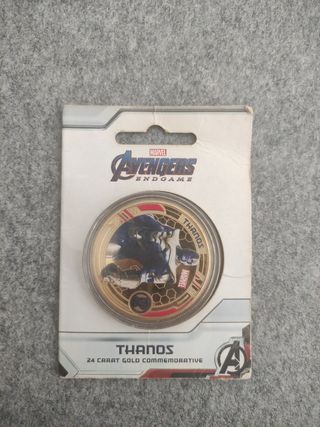 Moneda Thanos Endgame 24k
