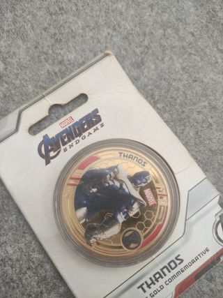 Moneda Thanos Endgame 24k