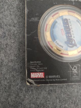Moneda Thanos Endgame 24k