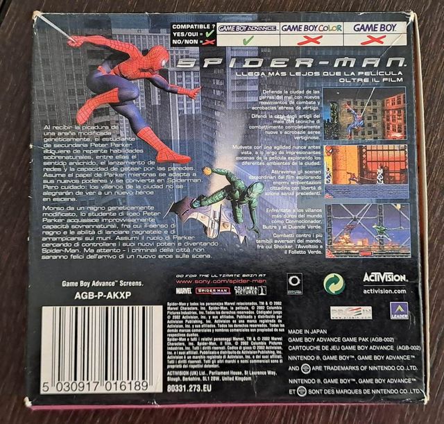 Spider-Man GBA (Game Boy Advance)