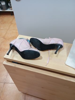 Zapatos baile FabioShoes rosa tacón 7,5cm

 