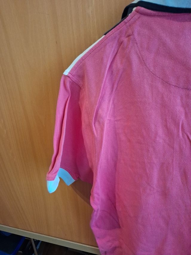 Polo manga corta rosa