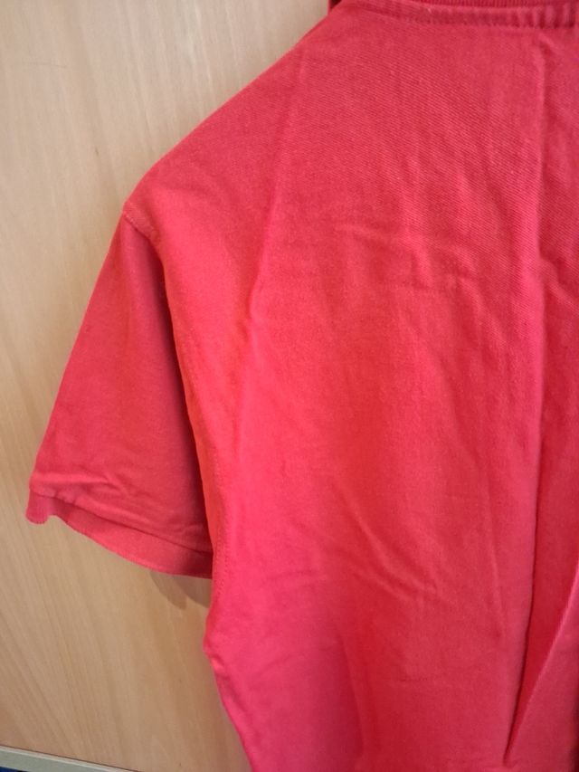 Polo manga corta rosa