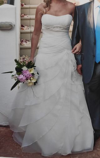 Vestido novia Pronovias talla 36/38.