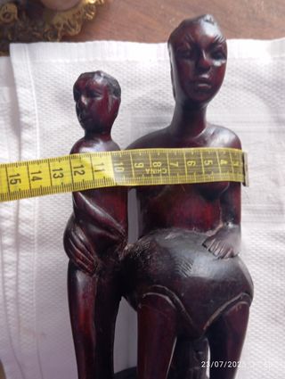 Antica scultura ebano Africa occidentale