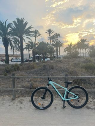 Bicicleta MTB aluminio 29”+Bomba+Sillín gel+Casco
