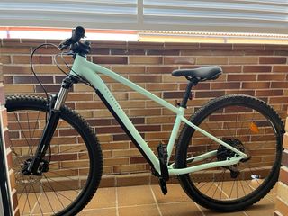 Bicicleta MTB aluminio 29”+Bomba+Sillín gel+Casco