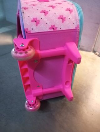 Maleta Minnie niña rosa-roja