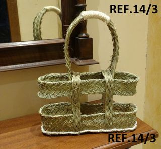 Botelleros esparto calados