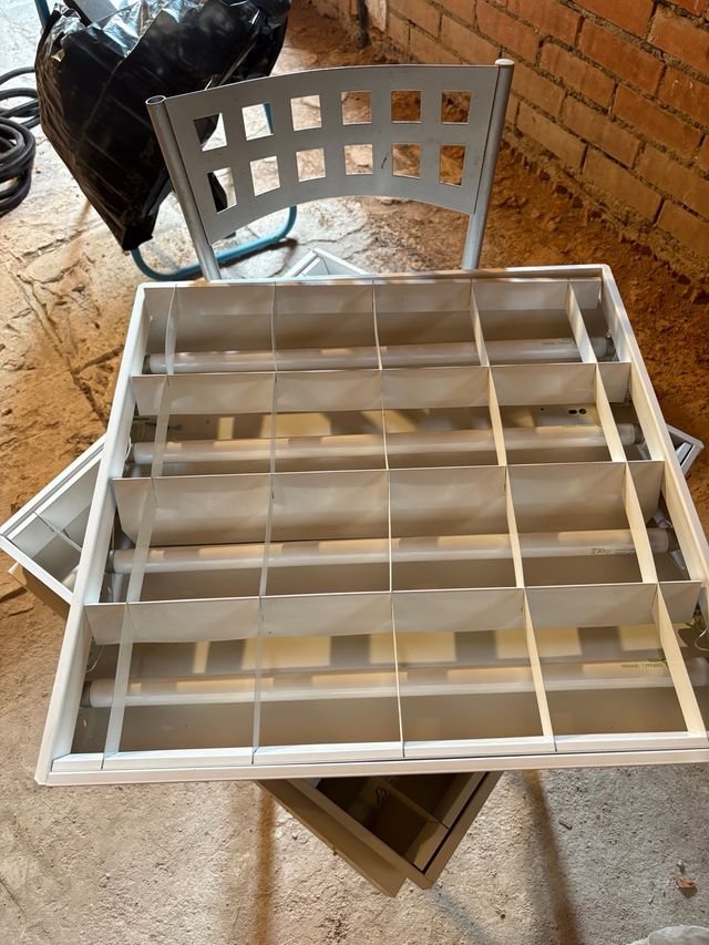 Paneles Luz techo oficina