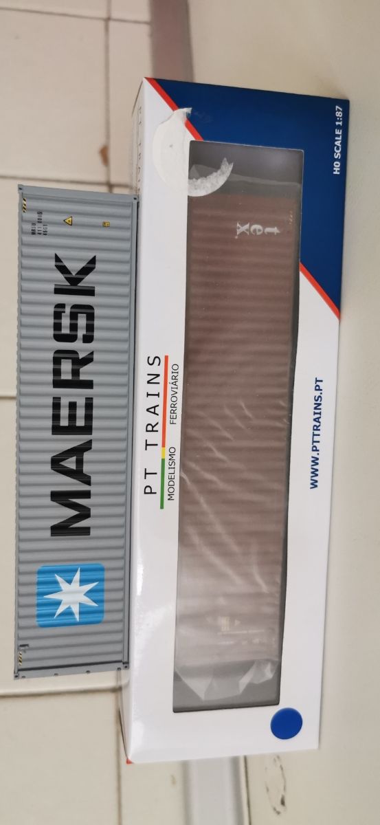 2 Contenedores de PT Trains HO. MAERSK y TEX