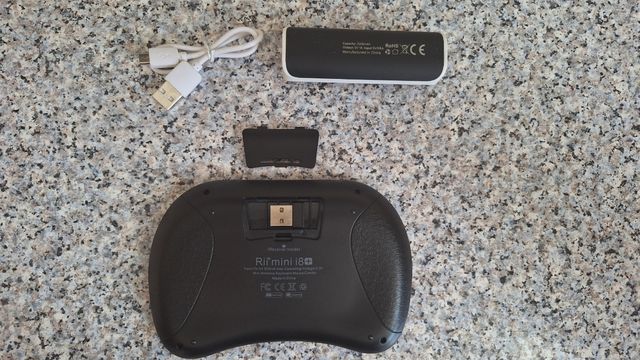 Mini tastiera Rii + Powerbank