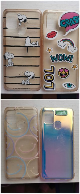 Lote Fundas móviles - Snoopy, kawaii, South..
