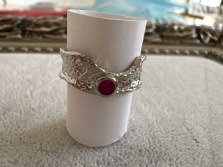 Pendientes y anillo plata