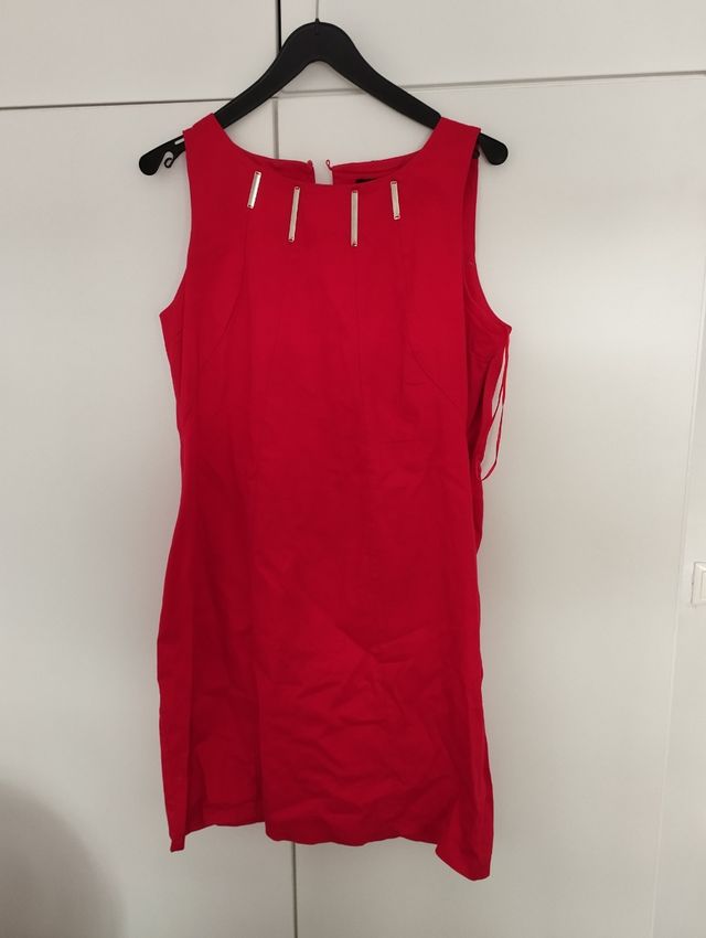 Vestido rojo fiesta talla XL