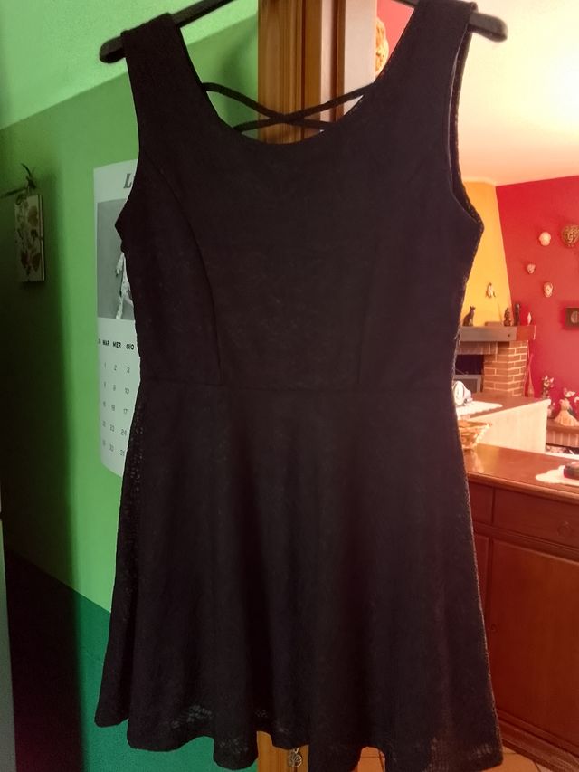 Vestitino nero pizzo