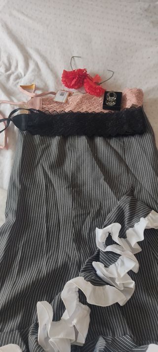 Traje Flamenca falda y camisas