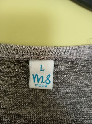 Jersey gris estampado animal print