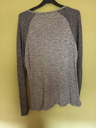 Jersey gris estampado animal print