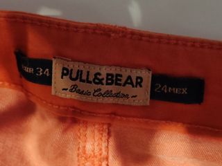 Pantalones Pull&Bear naranja XS