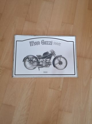 CUADRO MOTO GUZZI 500 AÑO 1930 