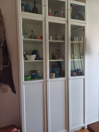 Vitrina IKEA 202x120x30cm + tablero de 35×120x30cm