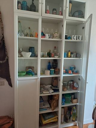 Vitrina IKEA 202x120x30cm + tablero de 35×120x30cm