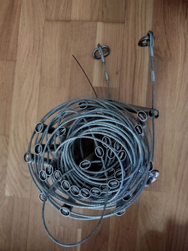 Escala enrrollable metalica 10m