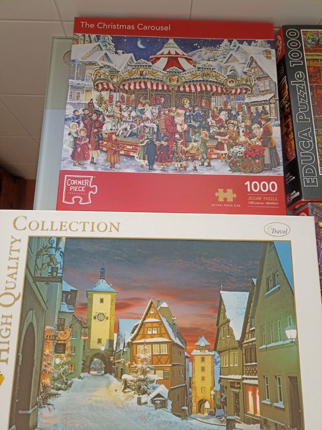 Puzzles 500 y 1000 piezas