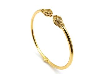 Pulsera Oro 18K tipo Bulgari con Circonita