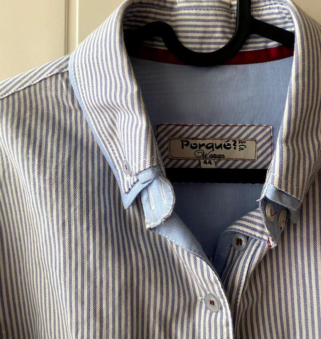 Camisa vintage rayas diplomáticas