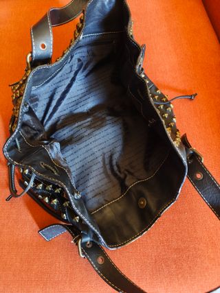 Bolso Purificación García - Negro con tachuelas