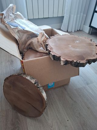 Rodajas madera - Decoración y centros de mesa