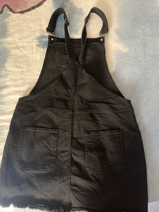 Peto vaquero negro - Vestido