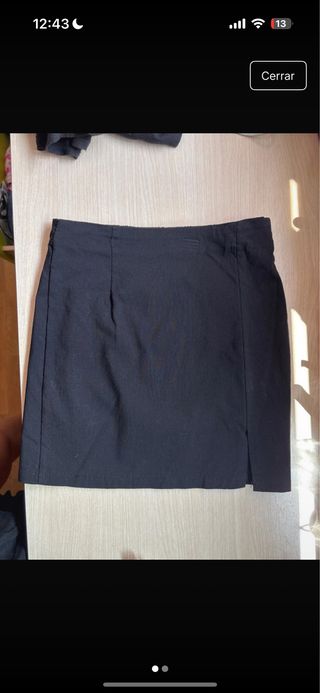 Falda tubo negra