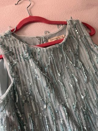 Vestido niña Sfera lentejuelas talla 8