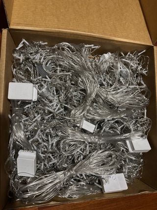 Cortina de luces LED cálidas - 3x2metros (1ud)